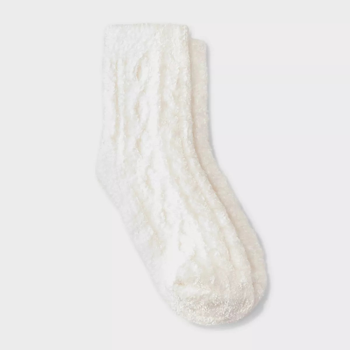 Women's Cable Chenille Crew Socks - Auden™ 4-10 | Target