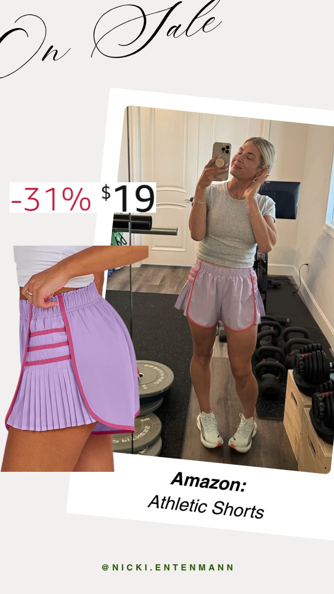 These flowy pleated athletic shorts bring cheerful comfort and effortless versatility to everyday workouts with modern style. #PleatedShorts #AthleticWear #WorkoutGear #FitnessEssentials #GymStyle #RunningShorts #WomenFitness #DailyWorkout #LifestyleGear #TrendyFitness 🩳✨💪
 

 #LTKfitnessgoals #LTKActive #LTKSaleAlert