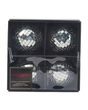 4pk Disco Ball Ornaments | TJ Maxx