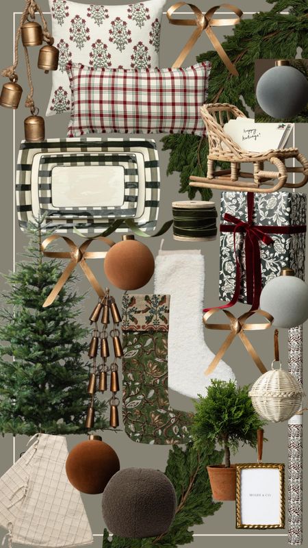 McGee & Co new Holiday collection came out and it is GOOD! Faux Christmas tree, brass hanging bells, stockings, wrapping paper and more 🌲

#LTKHoliday #LTKSeasonal #LTKhome
