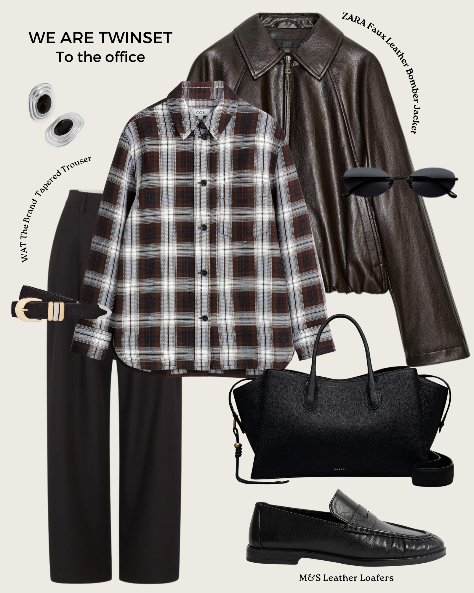 Outfit Inspo || What we’re wearing to the office 🫶 

Autumn outfits | COS | Zara | tonal outfits | brown outfits | loafers | leather jacket | bomber jacket 

 #LTKuk #LTKautumn #LTKstyletip