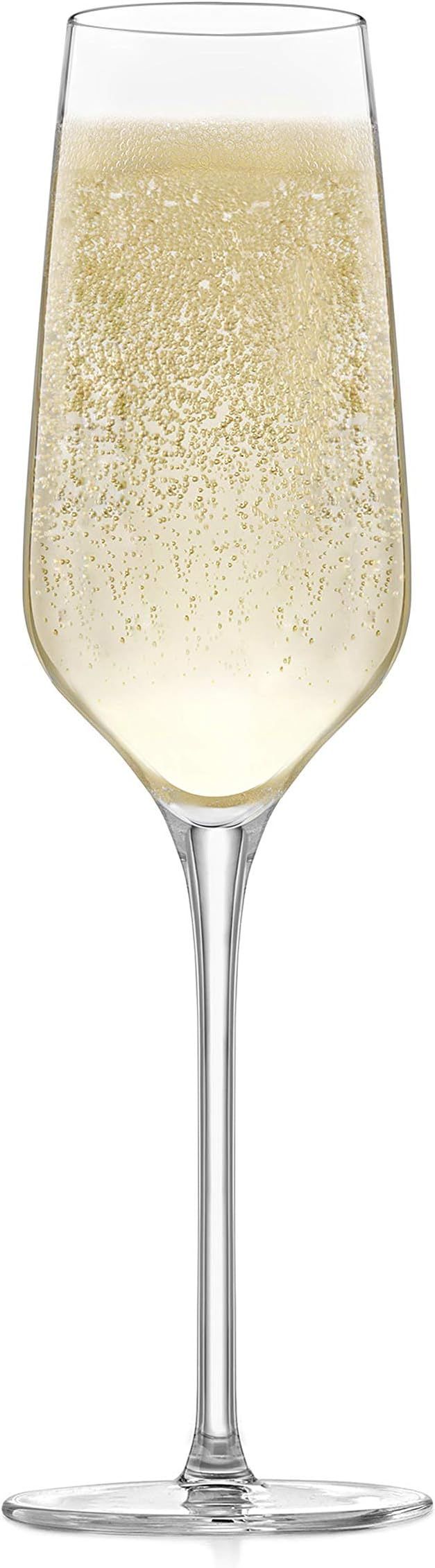 Libbey Signature Champagne Flute Glasses Set, Stylish, Dishwasher Safe Champagne Glasses Set of 4... | Amazon (US)