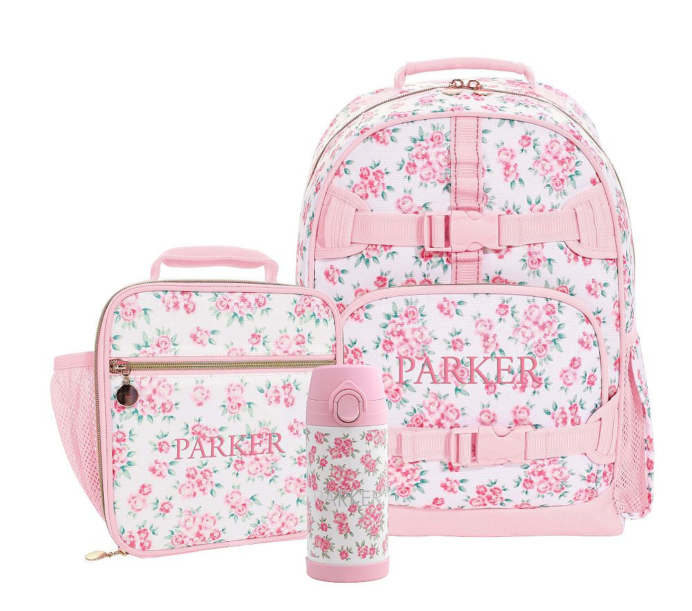 LoveShackFancy Antoinette Floral Mackenzie Backpack & Lunch Bundle, Set of 3 | Pottery Barn Kids