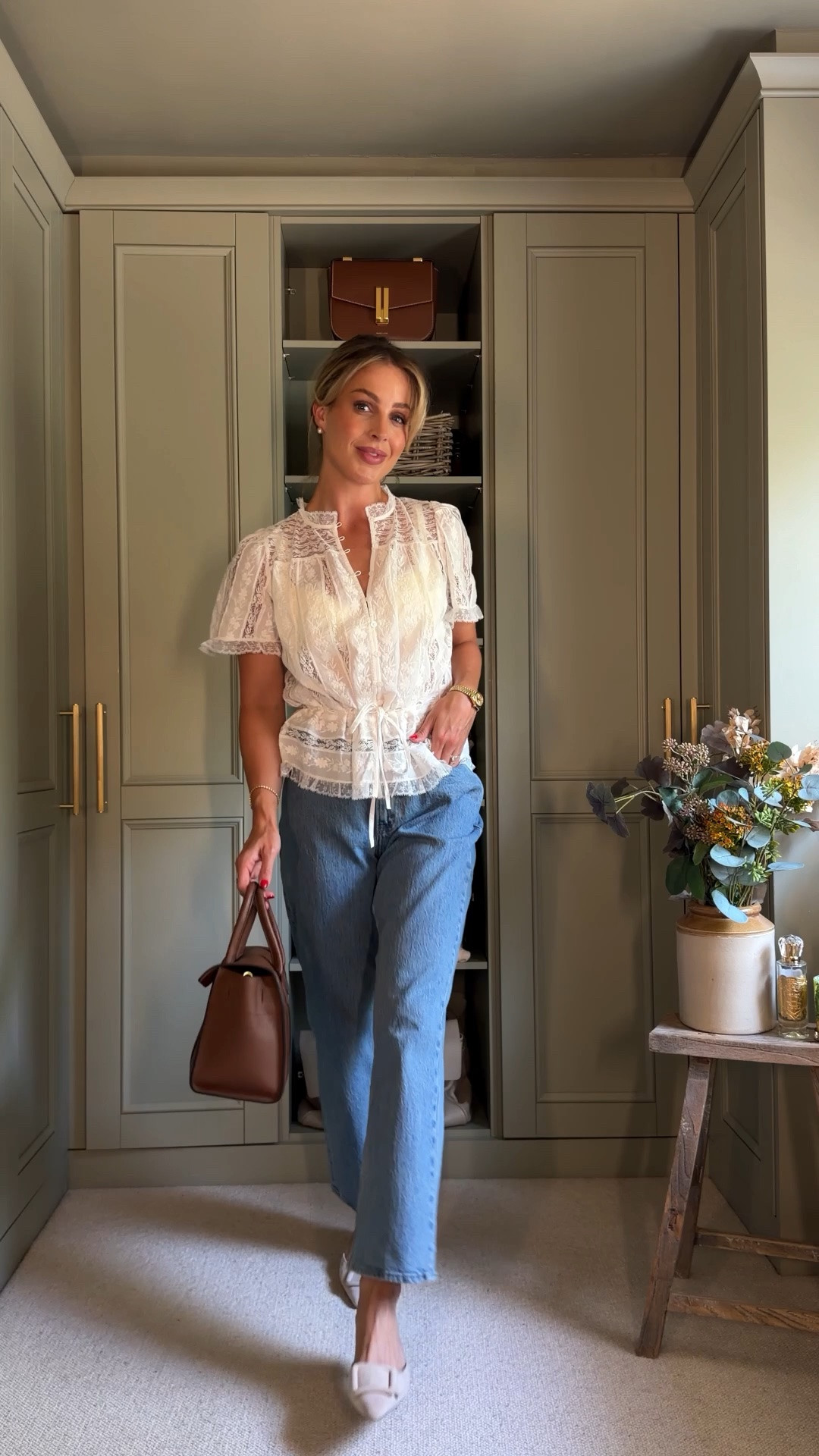 An easy everyday outfit mixed lace and denim with my favourite pair of jeans

#LTKsummer #LTKstyletip #LTKpetite