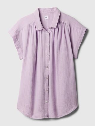 Crinkle Gauze Shirt | Gap (US)