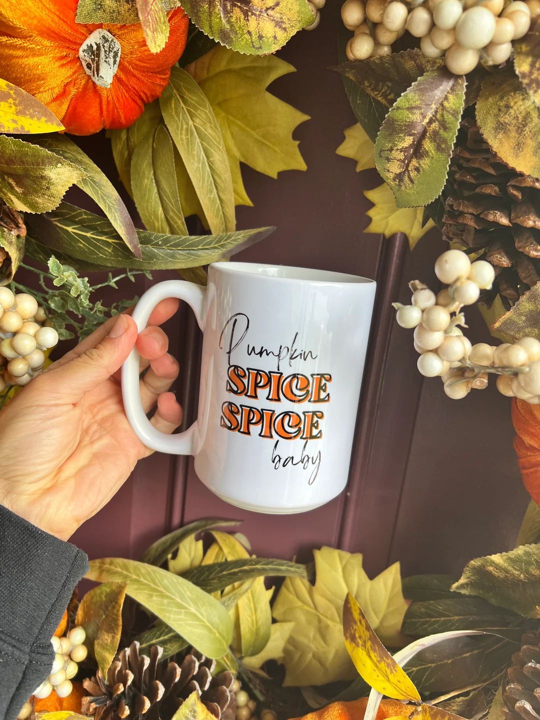 Pumpkin Spice Spice Baby Fall Mug Autumn Mug Cute Mug - Etsy | Etsy (US)