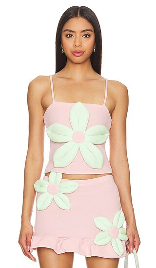 Daisy Top in Pink & Mint | Revolve Clothing (Global)