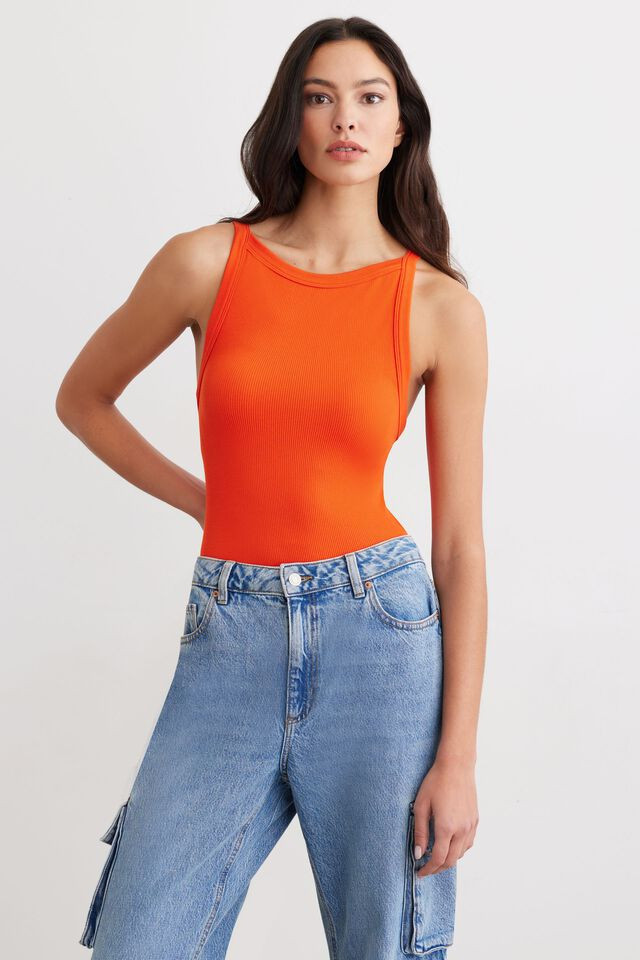 Danika Racerback Seamless BodysuitPrice reduced from $34.95 to$34.95$25.00$17.50Extra 30% off app... | Dynamite Clothing