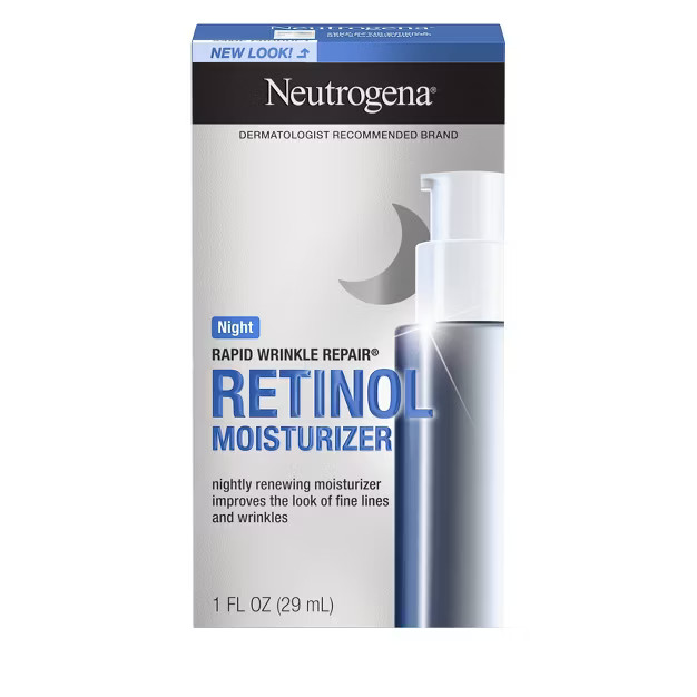 Neutrogena Rapid Wrinkle Repair Hyaluronic Acid Night Moisturizer - 1 fl oz | Target
