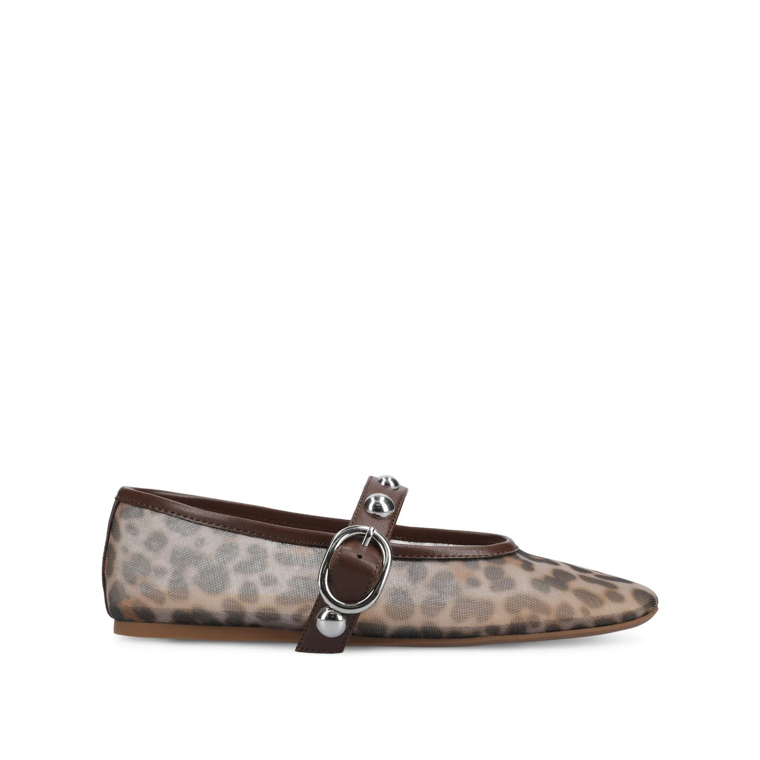 NAVEAH BALLET FLATS - Snow Leopard Mesh | Journee Collection
