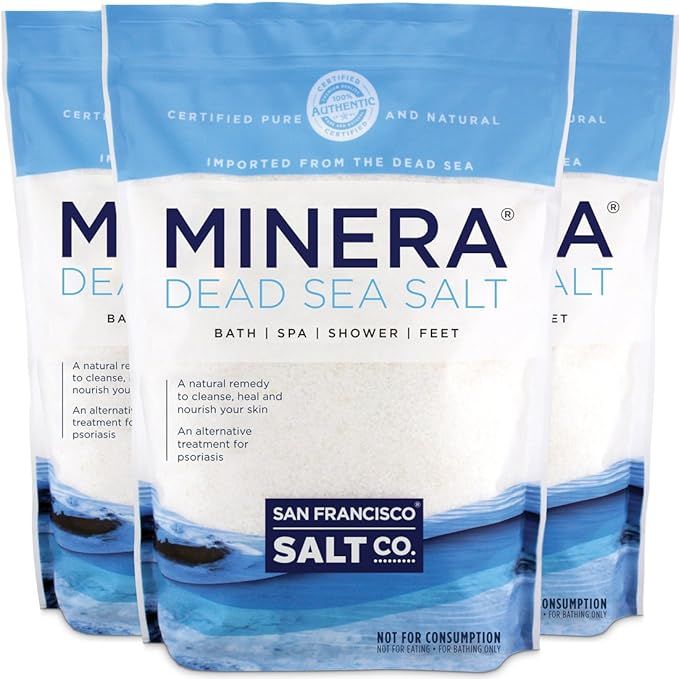 Minera Dead Sea Salt - 15 lb. (Qty 3 x 5 lb. Bags) Fine Grain | Amazon (US)