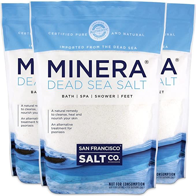 Minera Dead Sea Salt - 15 lb. (Qty 3 x 5 lb. Bags) Fine Grain | Amazon (US)