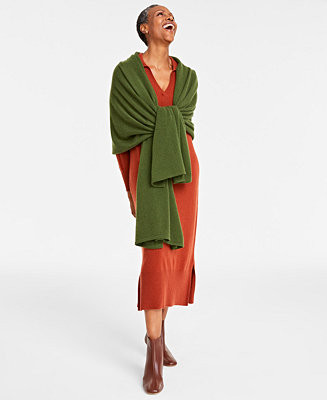 100% Cashmere Oversized Scarf, Created for Macy's | Macy's