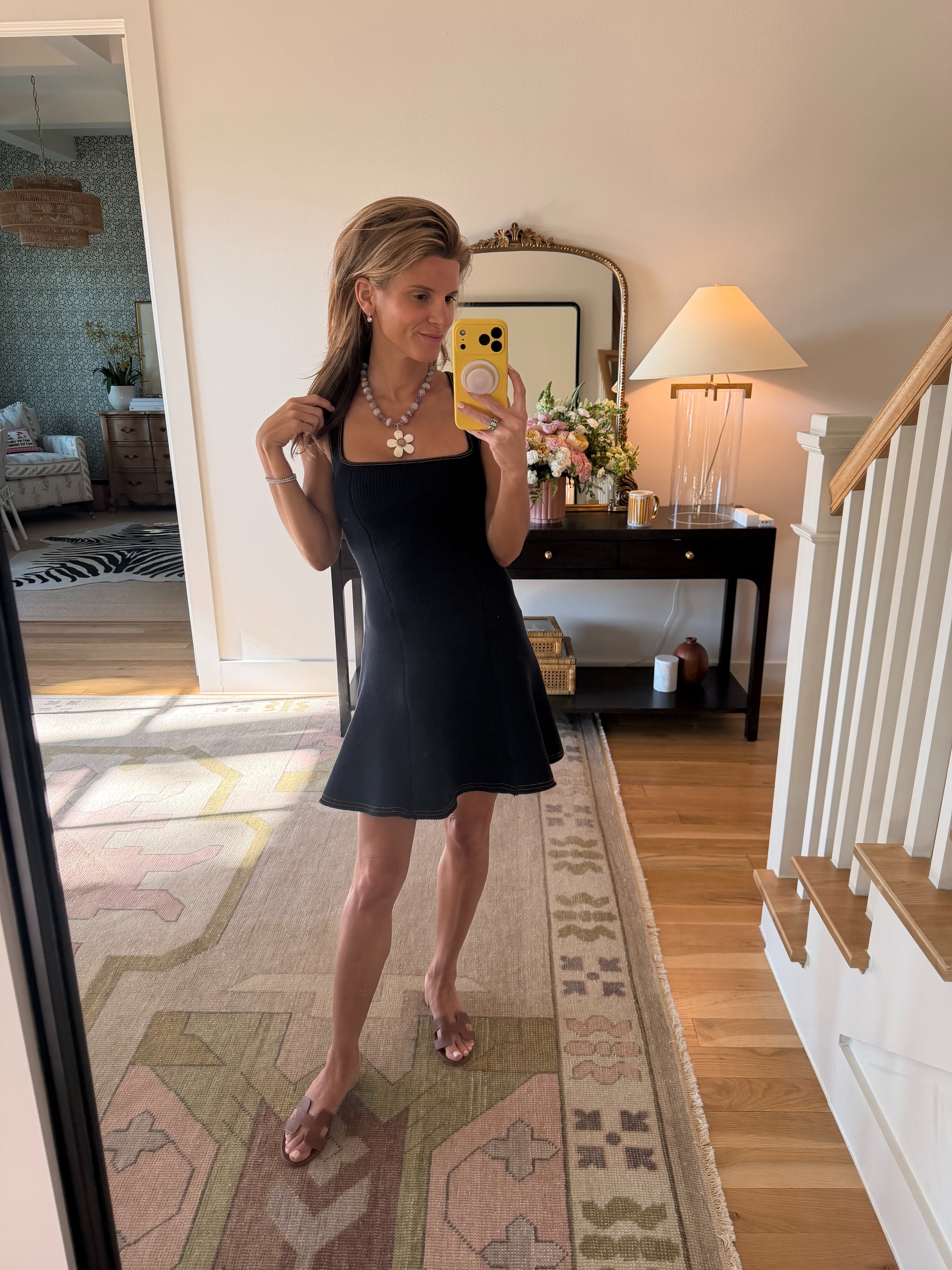 Anthropologie denim looking stretchy dress  

 