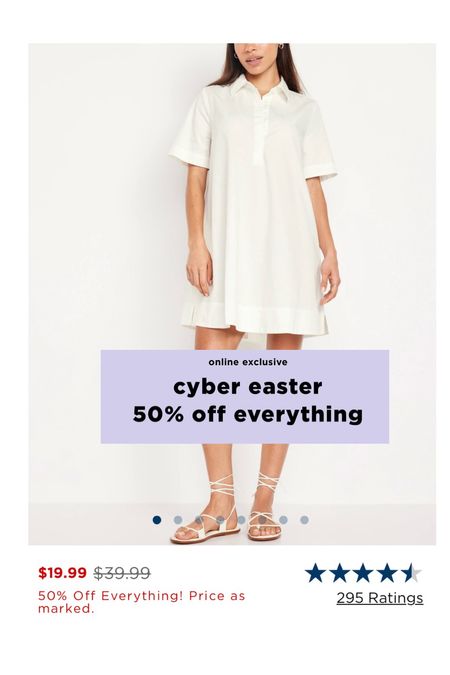 White dress 
Vacation chic dress 
Vacation outfit 
Old Navy 50% off Easter sale 

#LTKSeasonal #LTKfindsunder50 
#LTKstyletip #LTKsalealert #LTKtravel