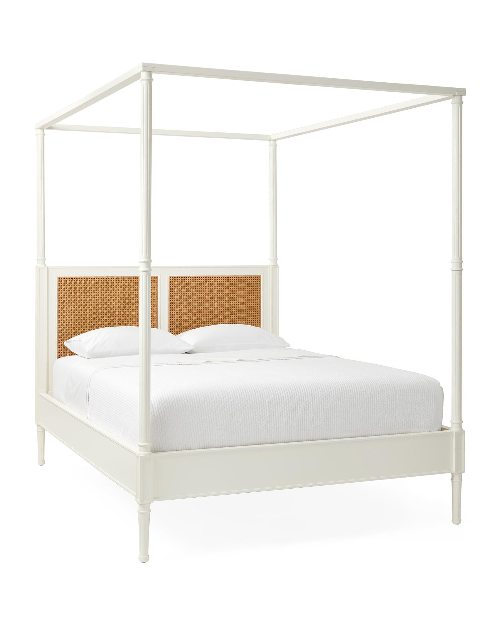 Harbour Cane Four Poster Bed | Serena and Lily