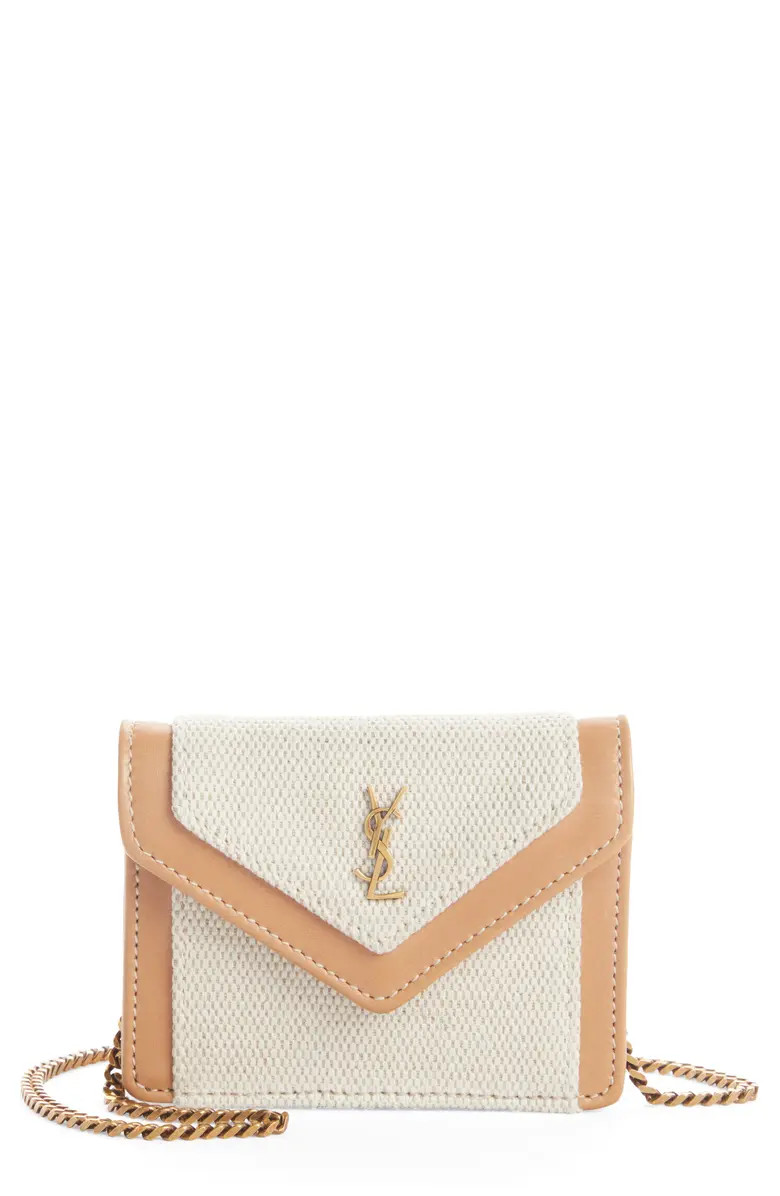 Compact Trifold Wallet on a Chain | Nordstrom
