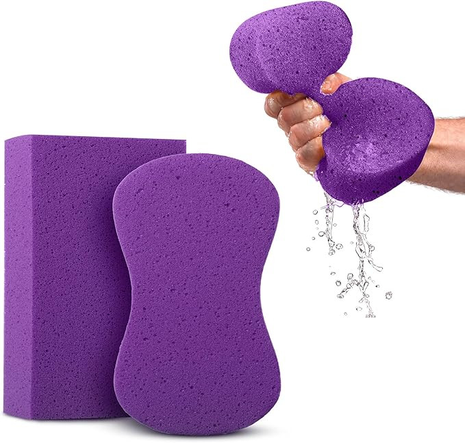 Sponges for Cleaning - 2 Pack - Multi-Purpose Cleaning Sponge, Perfect for Car Wash & Household C... | Amazon (US)