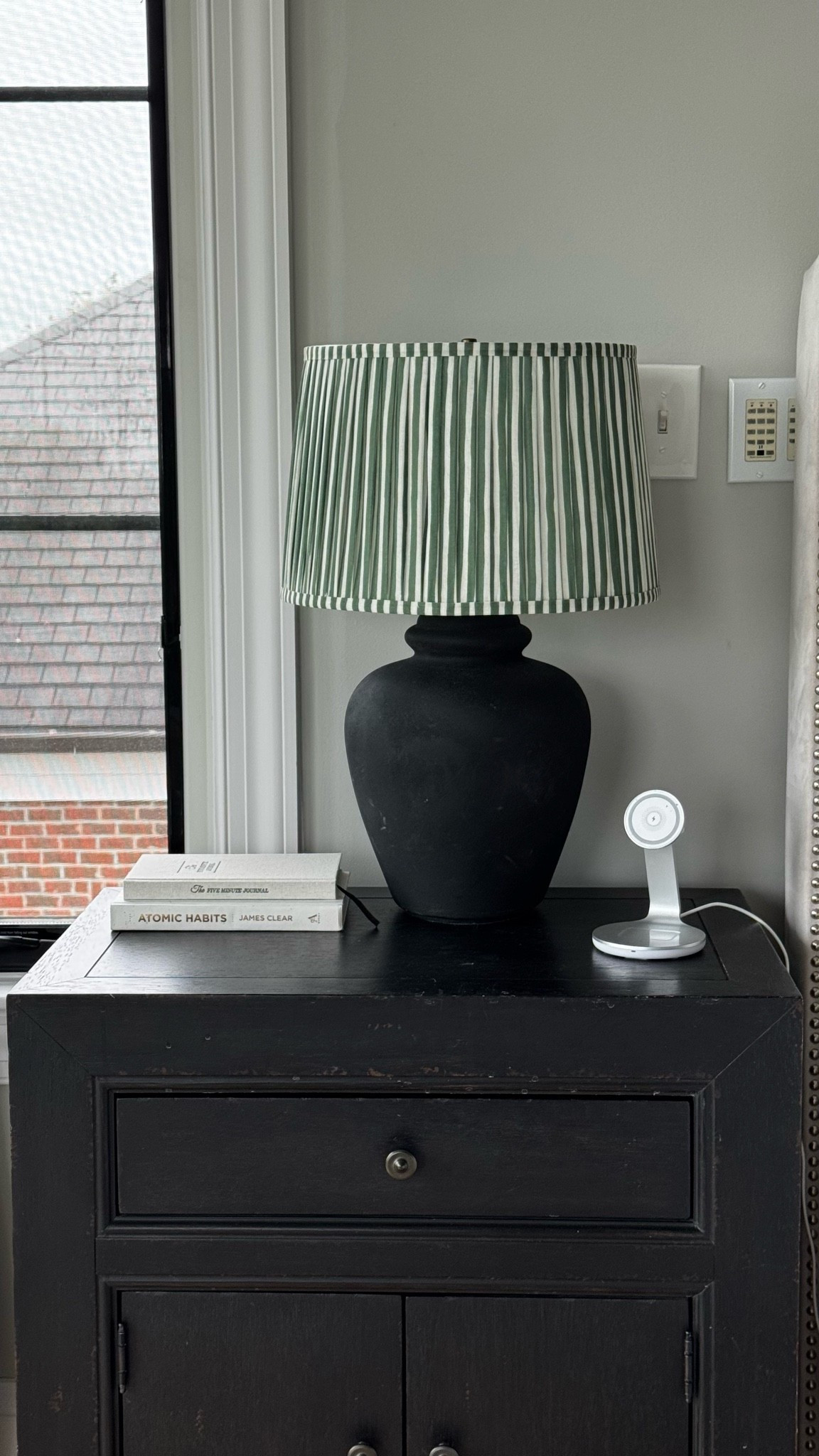 Love the new lampshade I recently found at At Home! It’s super affordable and I love the green.

#LTKSeasonal #LTKHome