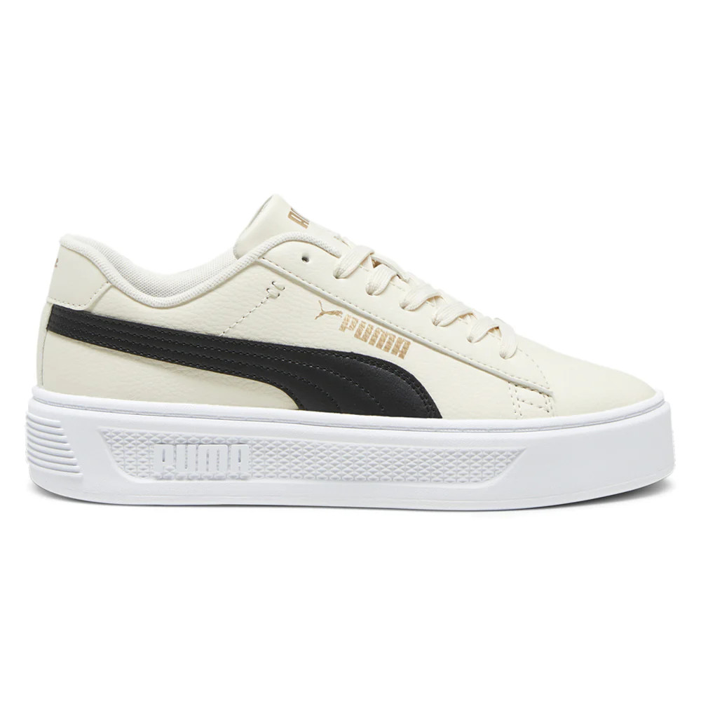 Shop Off White Womens Puma Smash V3 Platform Lace Up Sneakers | Shoebacca