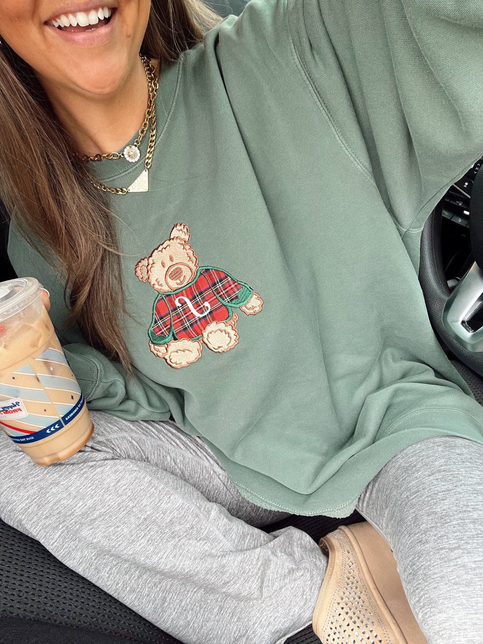 The little teddy bear initial crew is so cute! Ralph Lauren vibes for sure! 

#LTKCyberWeek #LTKGiftGuide #LTKHoliday