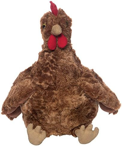 9.84 Inch Plush Egg Laying Hen Chicken with Zippered Belly, Henhouse and 4 Little Baby Chicks Ins... | Amazon (US)