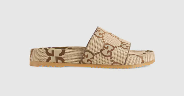 Men's maxi GG canvas slide sandal | Gucci (UK)