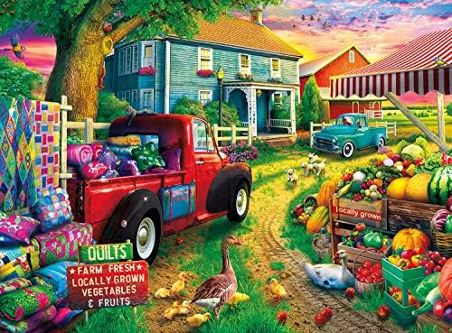 Buffalo Games - Quilt Farm - 1000 Piece Jigsaw Puzzle | Amazon (US)