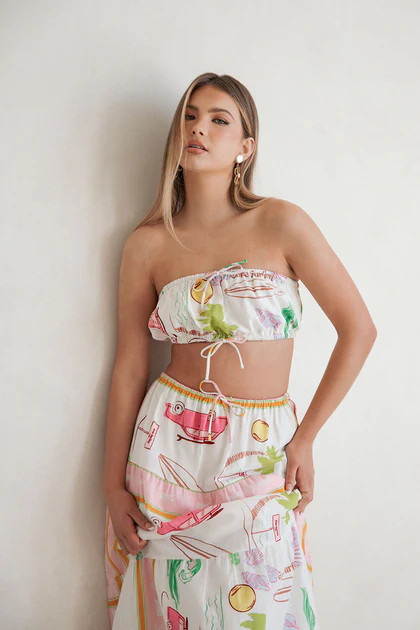 Aviva Top - Scarf Calypso | SABO SKIRT (Global)