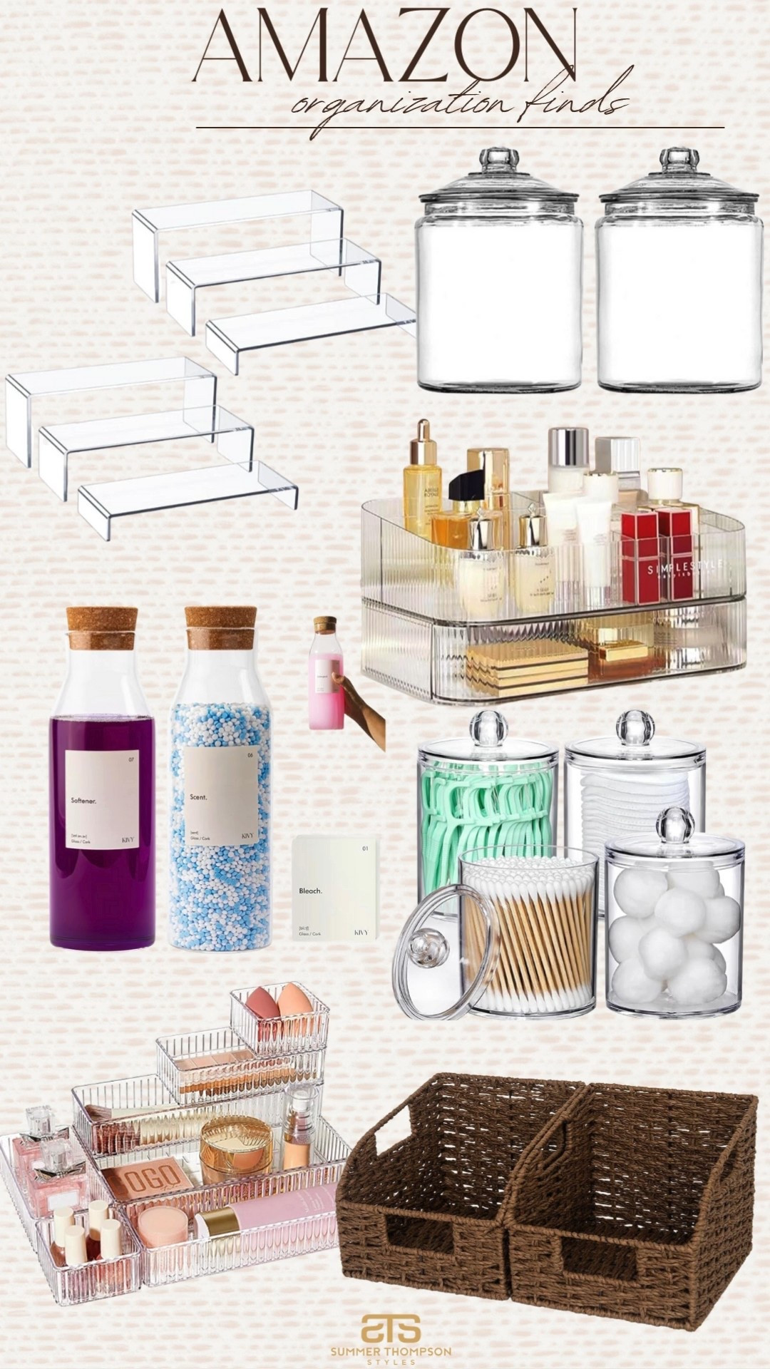 These organization products are perfect for a neat and tidy home!

Amazon home organization cleaning home reset acrylic canisters trending best sellers viral affordable 

#LTKFindsUnder100 #LTKSeasonal #LTKHome