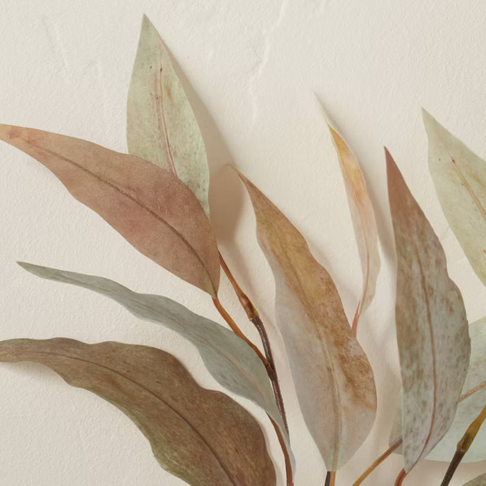 22" Faux Rusted Eucalyptus Leaf Plant Stem - Hearth & Hand™ with Magnolia | Target