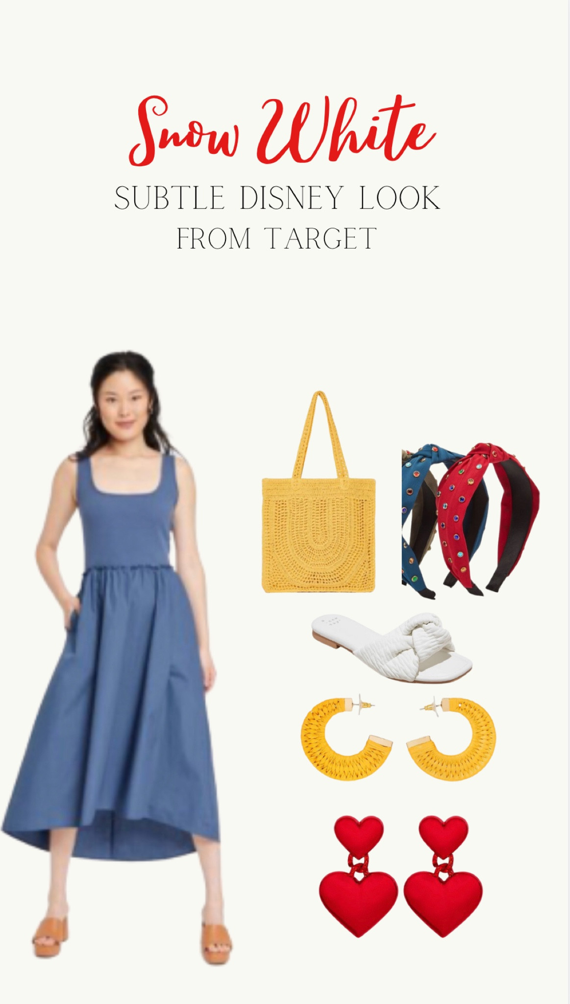 Disney princess mom look for Disney World. Snow White look all from Target.