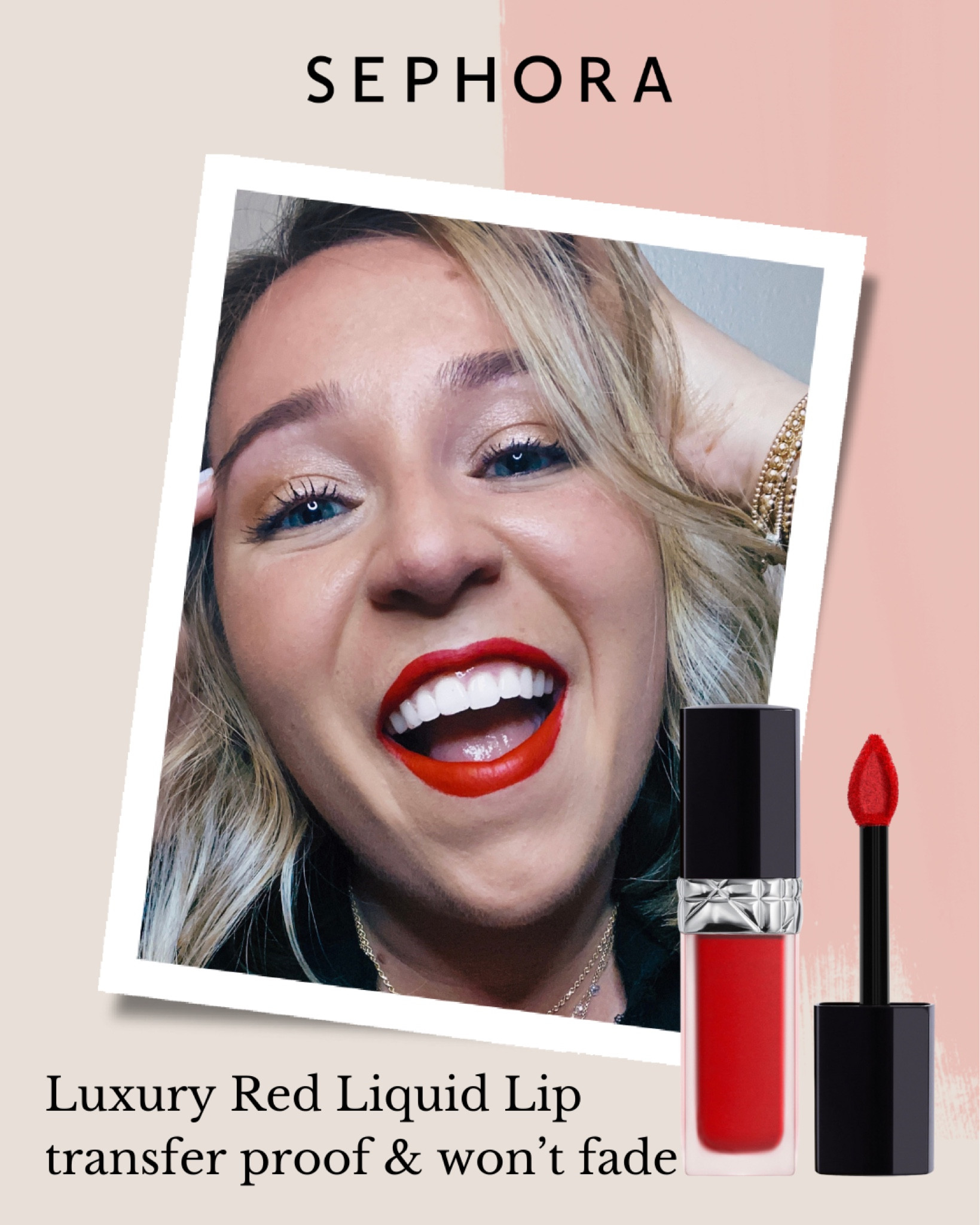 Dior’s liquid lipstick features a new doe-foot applicator for easy application, dries down to feel like your normal lips, and doesn’t peel. Long lasting, perfect to wear on a night out! 

#LTKstyletip #LTKbeauty #LTKunder100