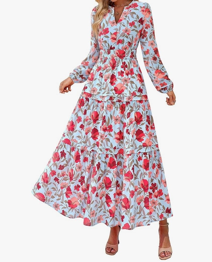 Floral dress - perfect for Easter or a spring wedding. 


#easter #weddingguestdress #maxidress #under25 #budgetfriendly 

#LTKSeasonal #LTKWedding #LTKSaleAlert
