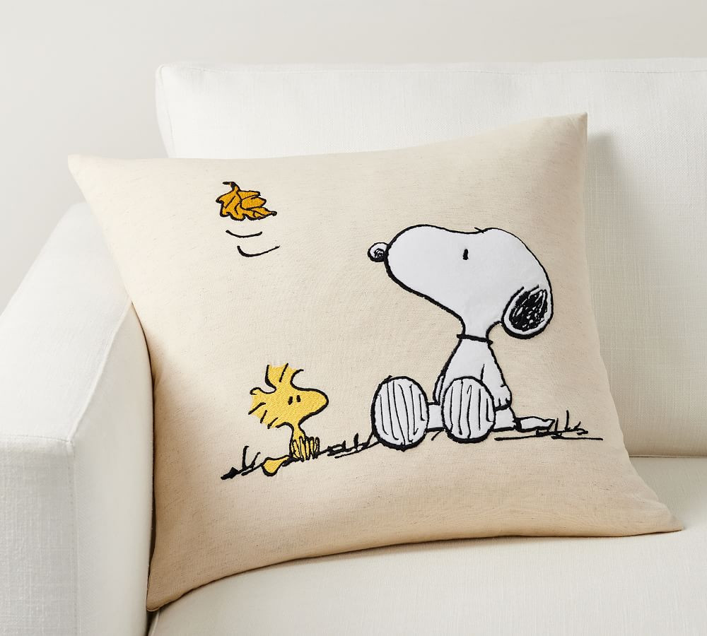 Peanuts™ Fall Is Here Charlie Brown™ Throw Pillow | Pottery Barn (US)