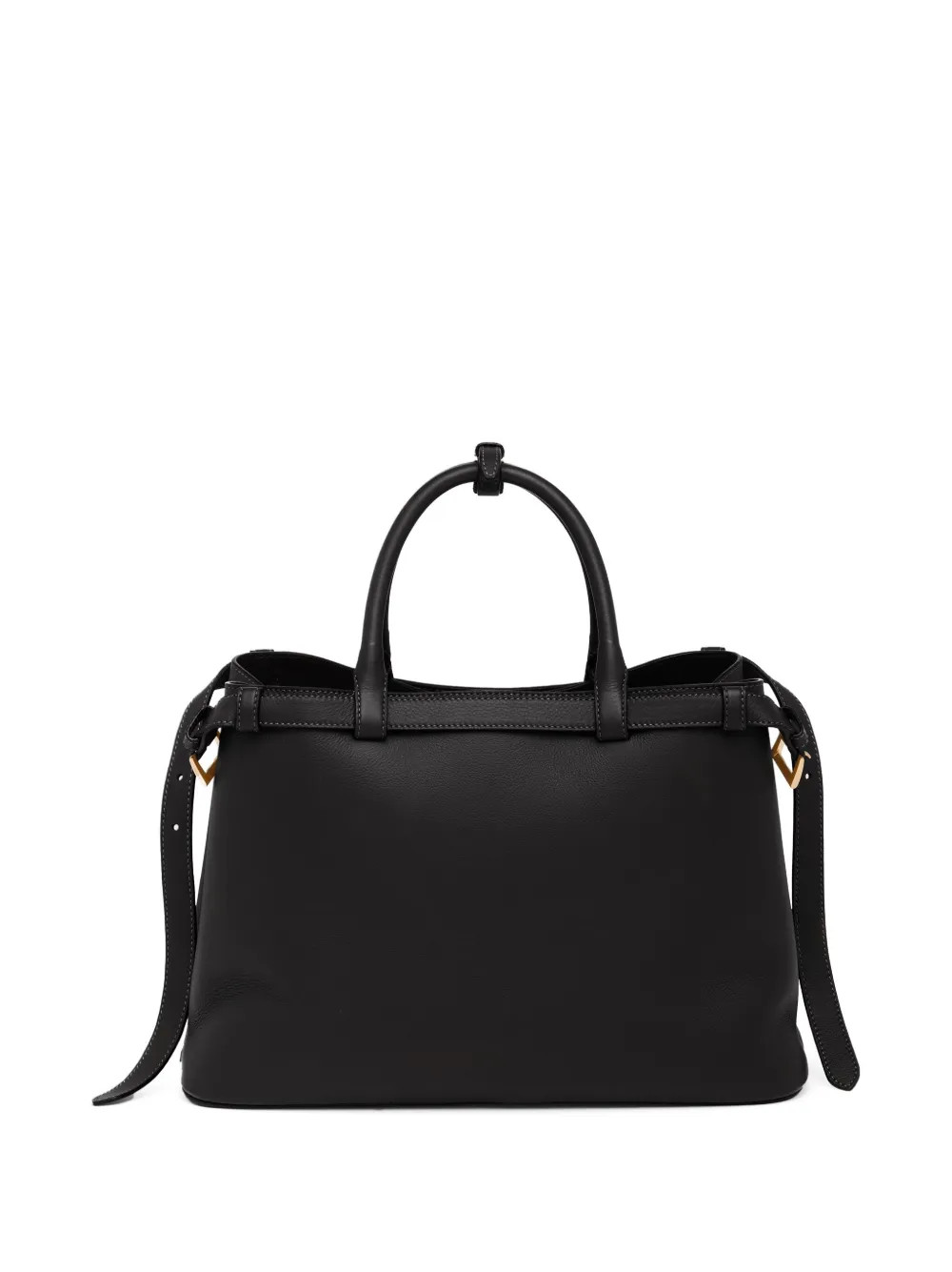 Prada Buckle Tote Bag | Black | FARFETCH NZ | Farfetch Global