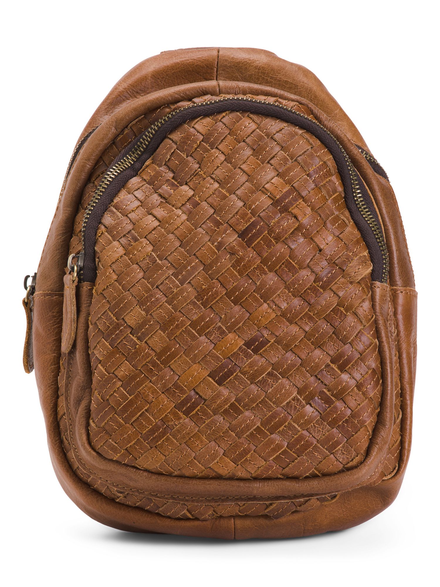 Woven Leather Sling Bag | Handbags | Marshalls | Marshalls