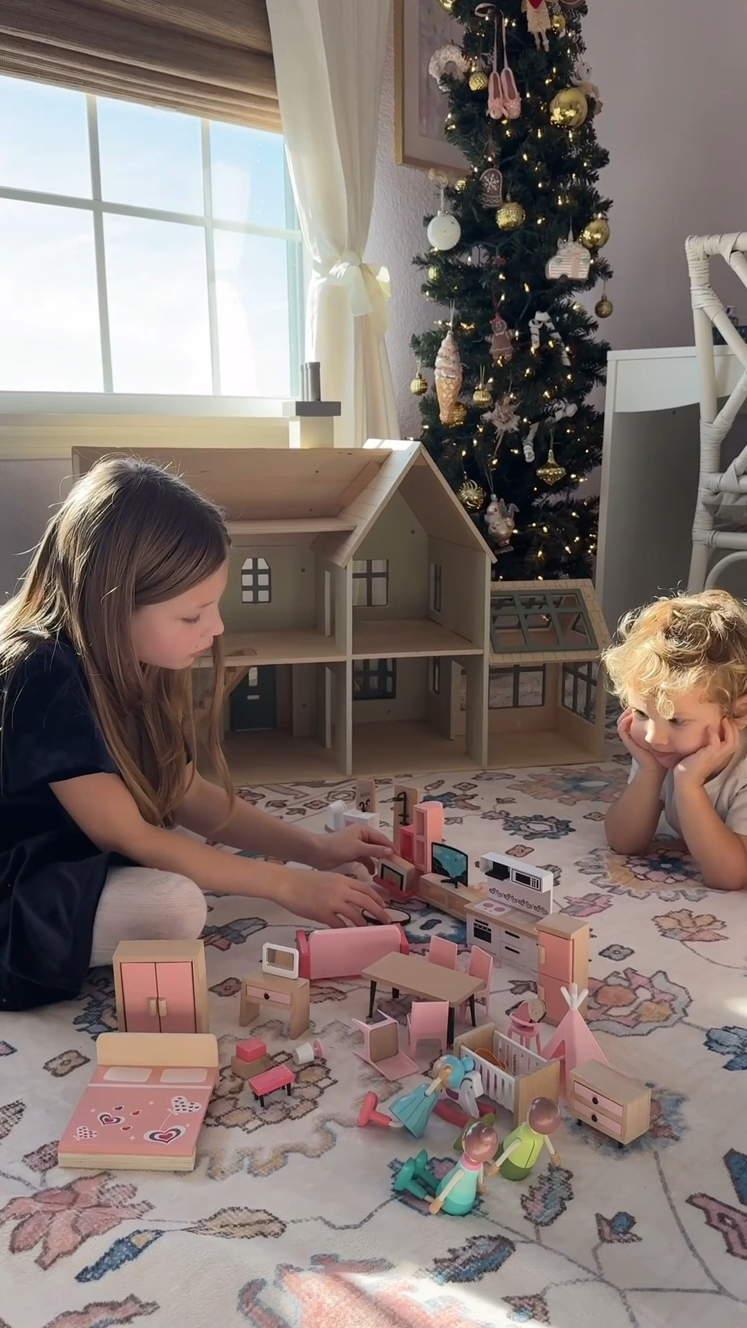 Wooden pink wooden furniture set for Dollhouse. Dollhouse furniture set . Pink furniture set for dollhouse . Girls dollhouse accessories / dollhouse furniture set. Girls Christmas gift ideas / classic dollhouse for girls 

#LTKKids #LTKGiftGuide #LTKFindsUnder50