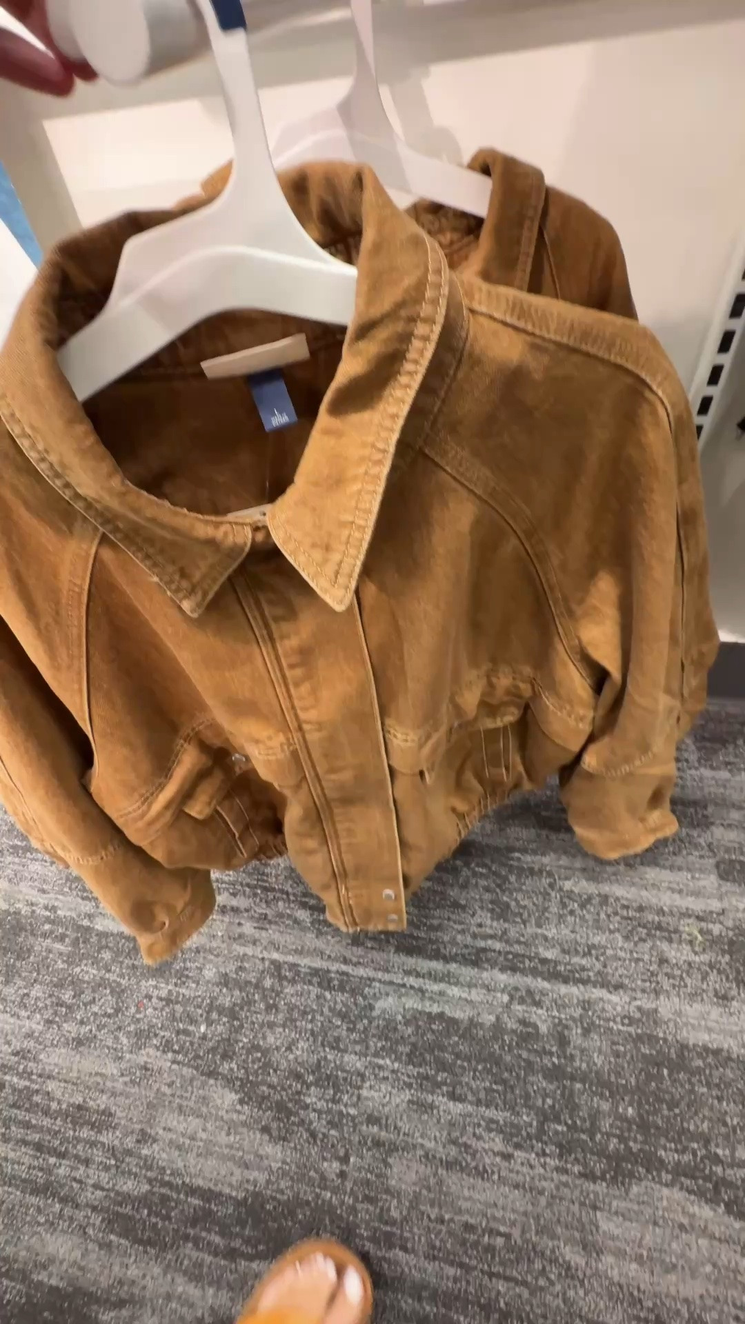 It’s amazing‼️ The quality is really good👌🤎 like can’t believe its target. That good. 

Denim bomber jacket brown, target jackets