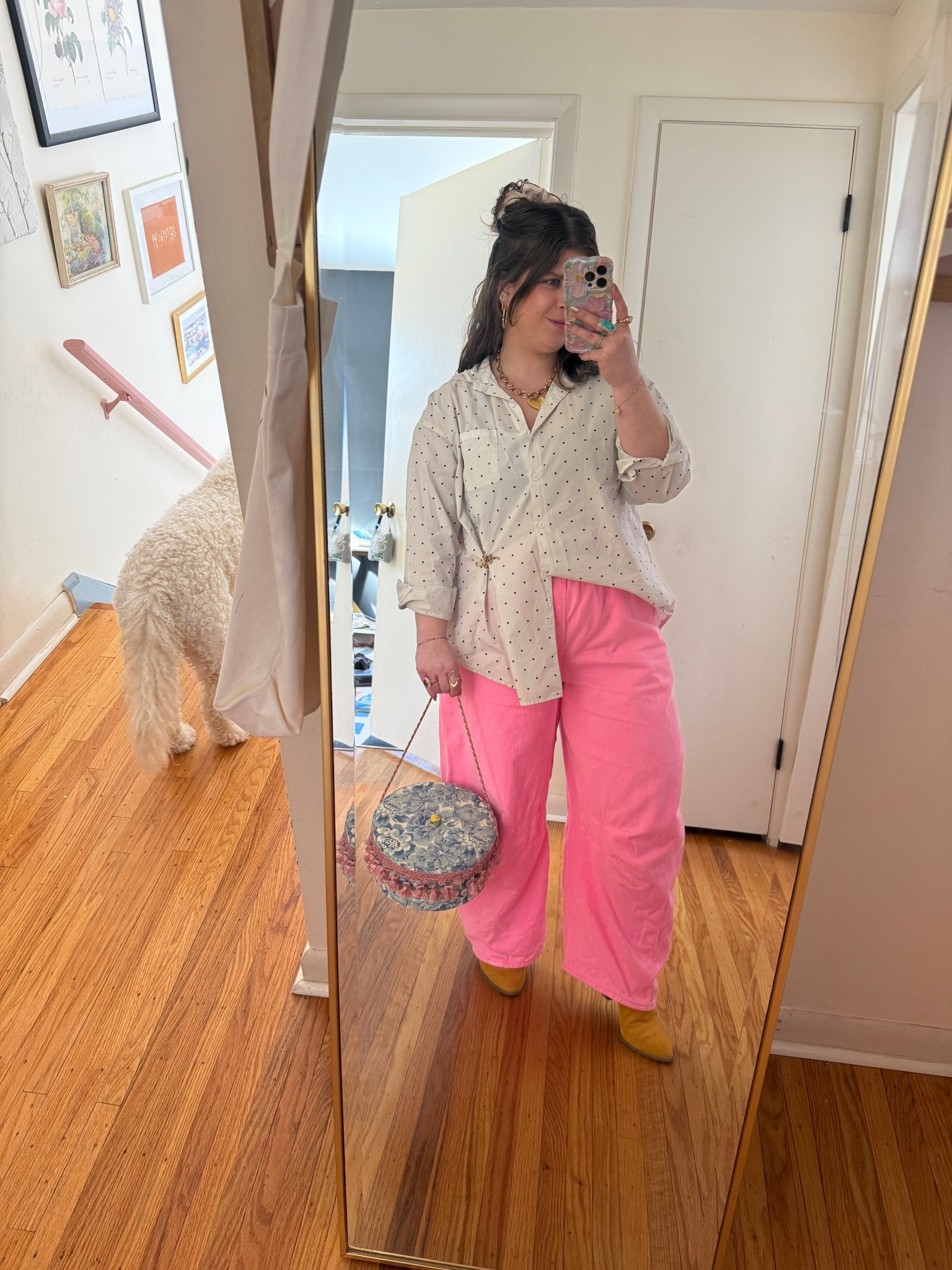 Girls night out outfit. Barrel leg pants & button down casual outfit 



#LTKPetite #LTKootd #LTKgrwm