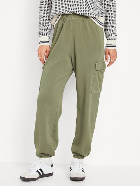 High-Waisted Cargo Sweatpants for Women | Old Navy (US)