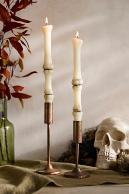 Bone Taper Candles, Set of 2 | Terrain