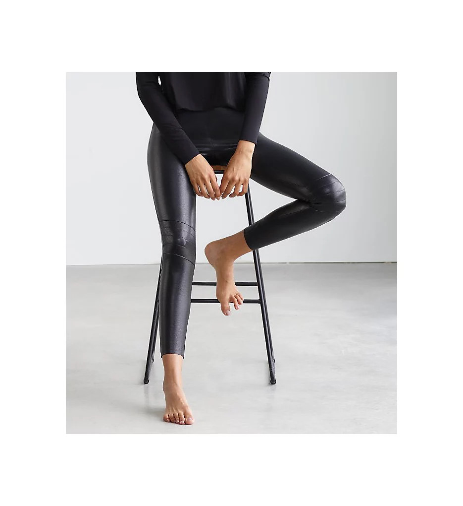 Commando Women's Faux Leather Moto Legging in Black | Size XL | HerRoom.com | HerRoom