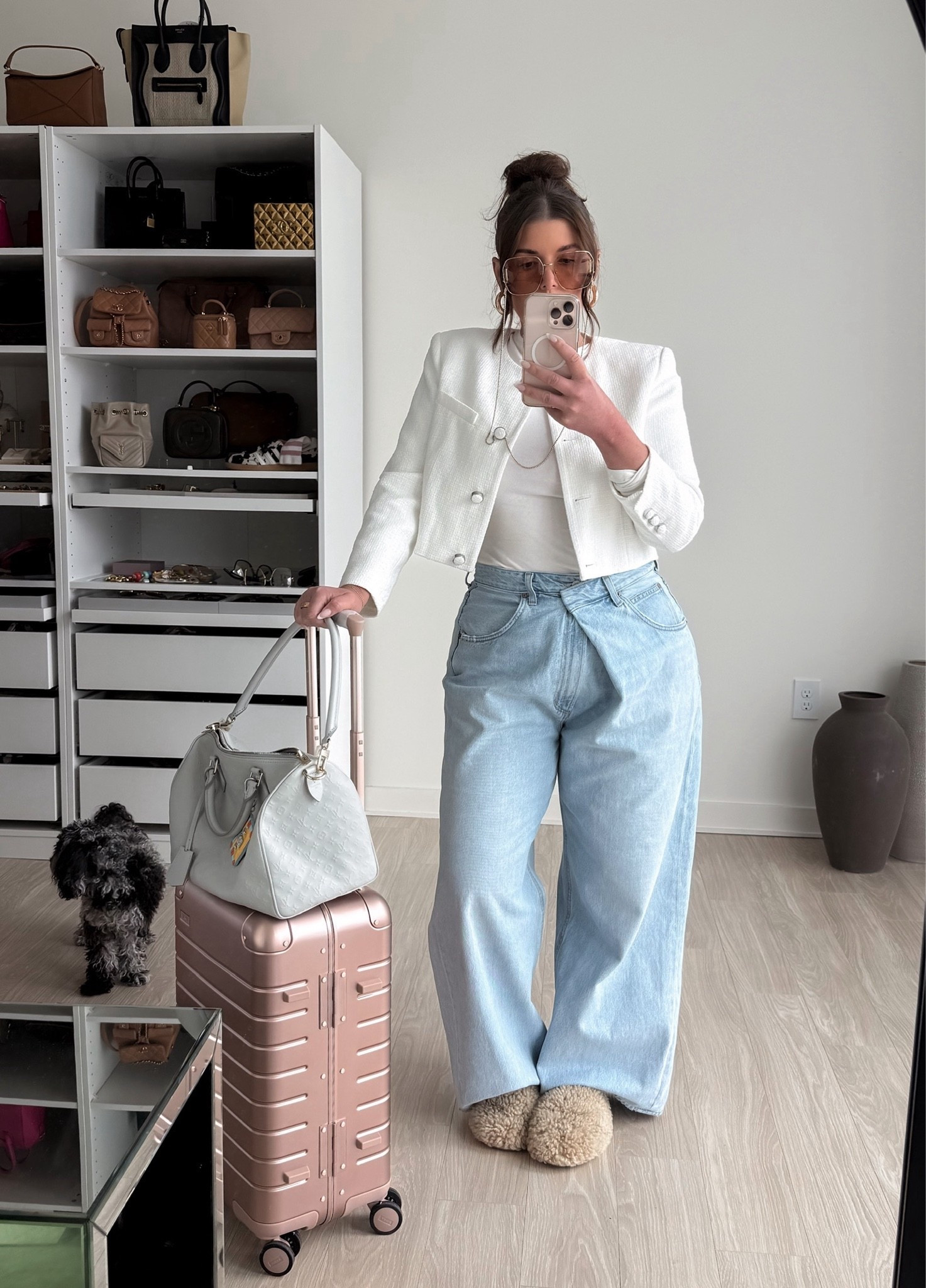 Travel outfit 
Jeans 
Cardigan

#LTKdayinmylife #LTKSeasonal #LTKTravel