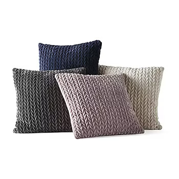 Loom + Forge Chevron Mink Square Throw Pillow | JCPenney
