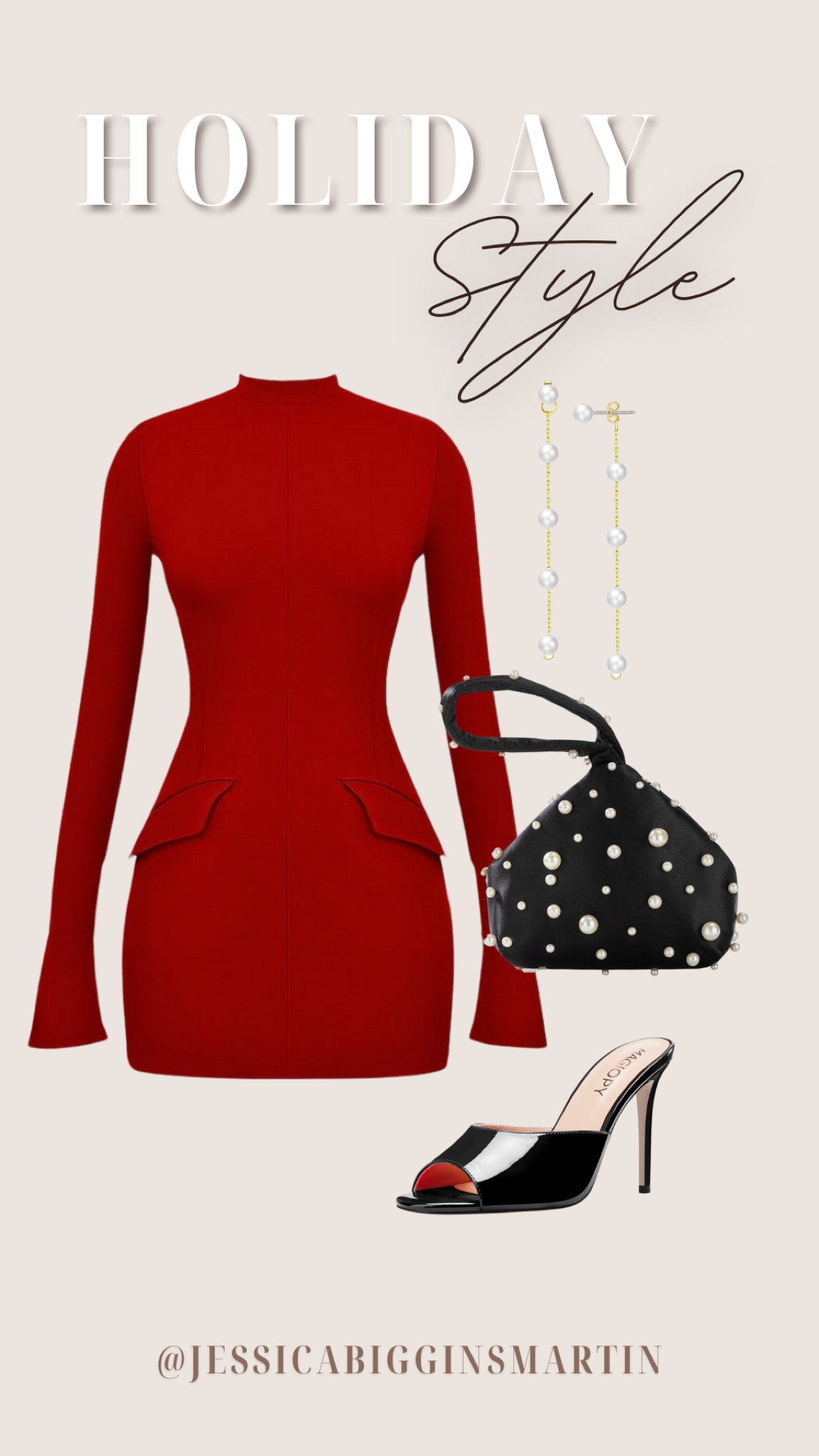 Amazon holiday style idea 

Chic, outfit, pearls, look for less, designer inspired, Christmas, New Year’s Eve, NYE, fashion, ootd, date, party 

#founditonamazon 

#LTKParties #LTKStyleTip #LTKHoliday