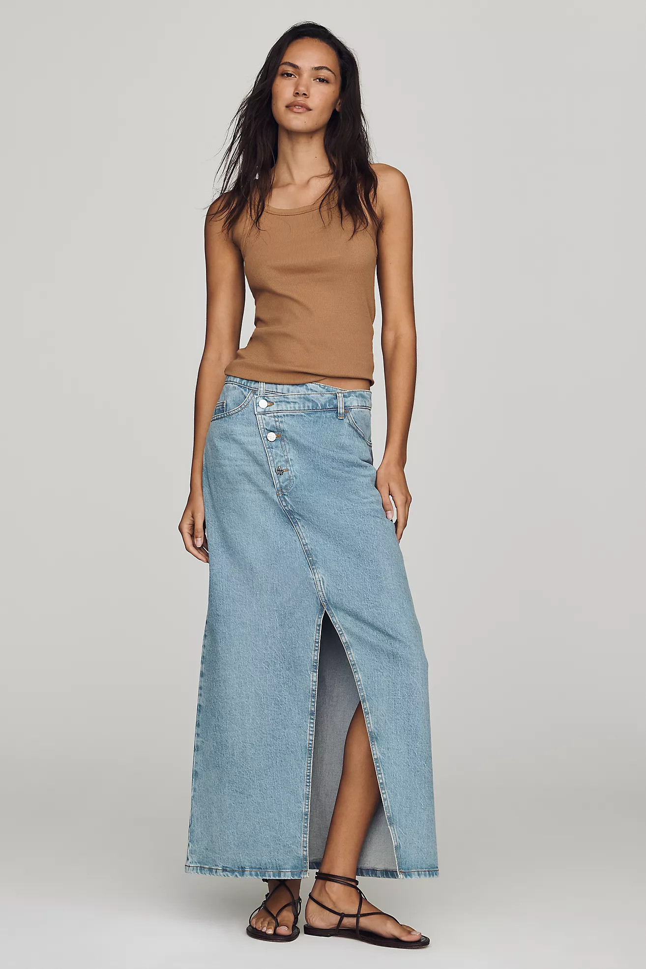 Baum Und Pferdgarten Sigge Denim Midi Skirt | Anthropologie (US)