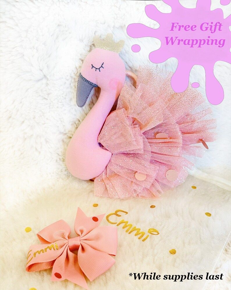 Personalized Swan-themed Girl Handbag for Toddler Girl Gift - Etsy | Etsy (US)