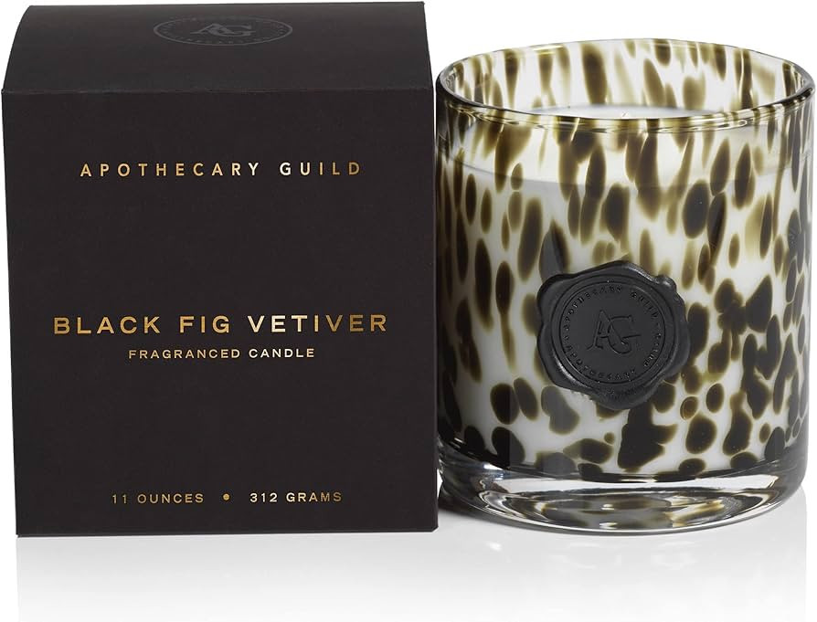 Zodax-Apothecary Guild Opal Glass Candle Jar in Gift Box (Blk Fig Vetiver) | Amazon (US)