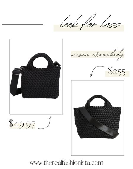 Look for less woven crossbody bags 

#LTKFindsUnder50 #LTKItBag